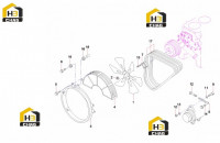 Вентилятор и ремень 60046522