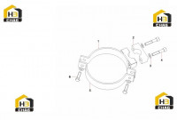 Зажим трубок цилиндра ковша 11162112