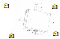 Бак топливный 12079172