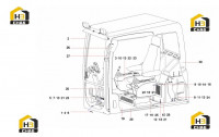 Кабина водителя 13252186