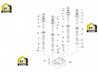Комплектующие клапана PVD8PC5020A 60004101 (часть 1)