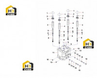 Комплектующие клапана PVD8PC5020A 60004101 (часть 2)