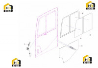 Комплектующие двери кабины 60197711