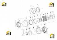 Комплектующие редуктора B220800000168 (часть 1)