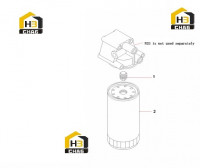 Фильтр масляный B222100000398