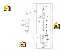 Форсунка топливная 60046498