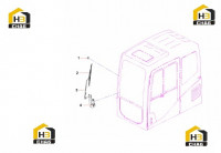Механизм стеклоочистителя A229900008240