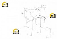 Перегородка отсека двигателя нижняя A810502012215