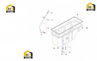 Поддон и щуп масляный 60046520