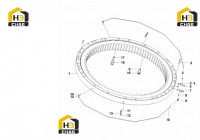 Подшипник поворотный 12685806