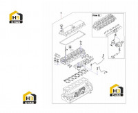 Ремкомплект двигателя 60046506 (часть 2)