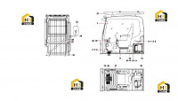 Кабина экскаватора 14037913