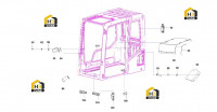 Комплектующие кабины (часть2) 13269886 JWDW04