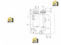 Бак гидравлический 11367456