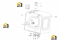 Бак топливный 10667238