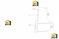 Пластина угловая 11616300