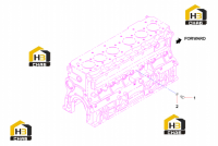 Комплектующие двигателя 60215304