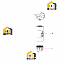 Фильтр топливный грубой очистки 13539580