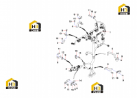 Жгут проводов двигателя 60215337