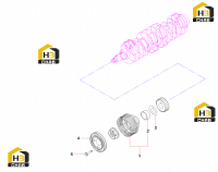 Шкив коленчатого вала 60215314
