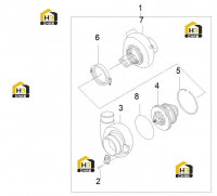 Турбонагнетатель 60268481