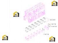 Вкладыши шатунные 60215306