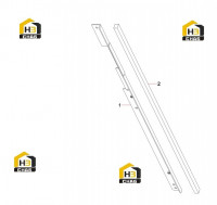 Балка каркаса задняя 13295879