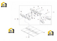 Цепи и башмаки гусениц 11853194