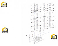 Комплектующие клапана PVD8PC6008 60170604 (часть 1)