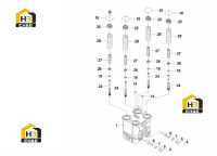 Комплектующие клапана PVD8PC6008 60170604 (часть 2)