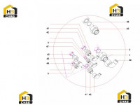 Комплектующие электромагнитного клапана 13280129 (часть 3)