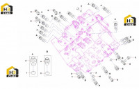 Комплектующие распределительного клапана 13282971 (часть 2)
