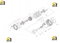 Комплектующие редуктора 60223357