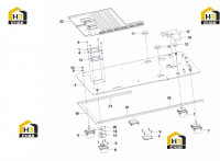 Пол кабины 13296815