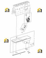 Насос масляный и поддон двигателя