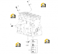 Комплектующие блока цилиндров