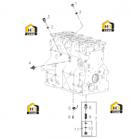 Комплектующие блока цилиндров