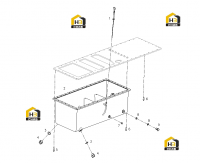 Поддон двигателя и щуп масляный