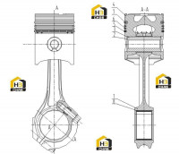 Поршень и шатун