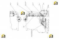 Трубопровод системы охлаждения