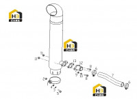 Труба выхлопная S00004880+01