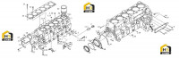 Блок цилиндров с комплектующими D02A-000-46+F