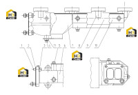 Коллектор выпускной S00022421