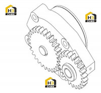 Насос масляный D15-000-900