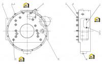 Корпус маховика C92AZ-92AZ005A