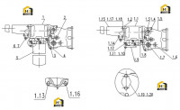 Фильтр масляный и маслоохладитель C18AZ-2W6953