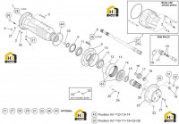 Комплектующие бортового редуктора