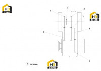 Шестерни раздаточной коробки
