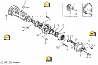 Комплектующие бортового редуктора