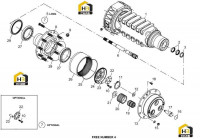 Комплектующие бортового редуктора